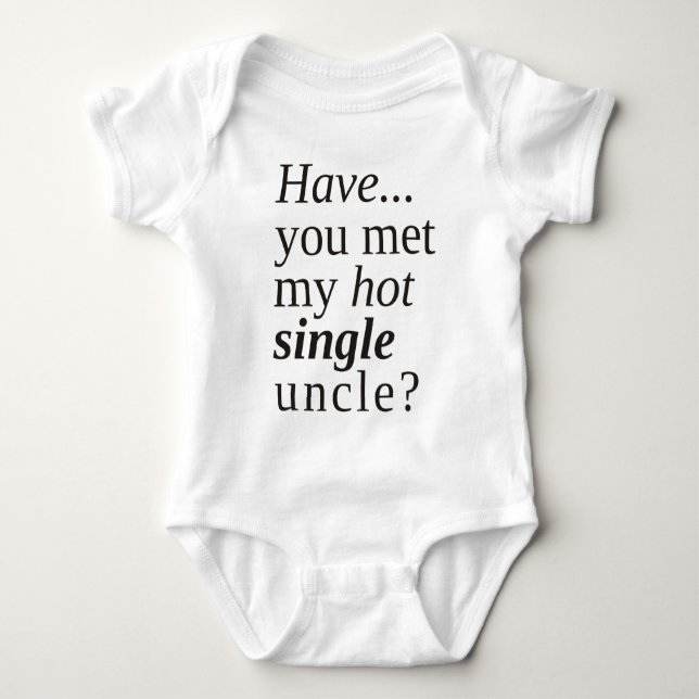 Har du träffat min hett farbror? t-shirt (Framsida)