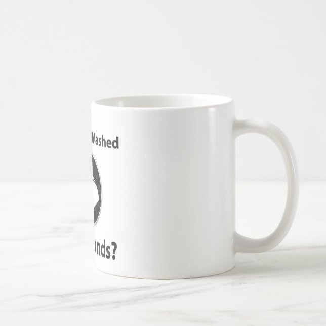 Har du tvättat din händer? kaffemugg (Höger)