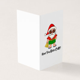 Har du varit Chill? Jultomten i Beach Vibe Kort