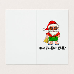 Har du varit Chill? Jultomten i Beach Vibe Kort