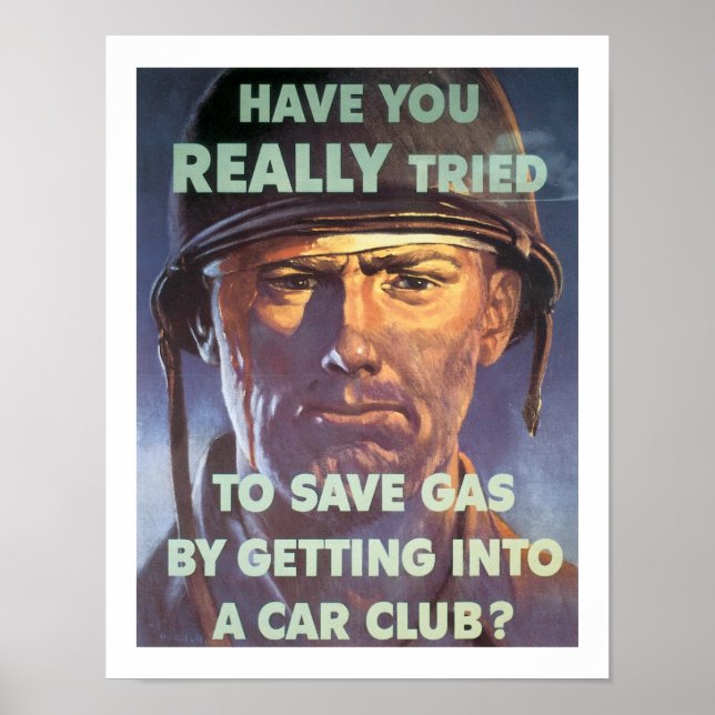 Har du verkligen försökt spara bensin... poster (Framsidan)