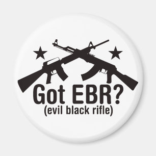 Har EBR? AR15 och AK47 Magnet