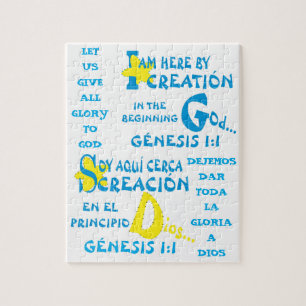 Här efter Cresion© - ESP & Eng Jigszawa Puzzle Pussel