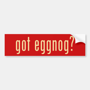 har eggnog? bildekal