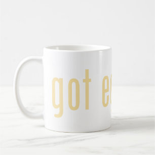 har eggnog? kaffemugg