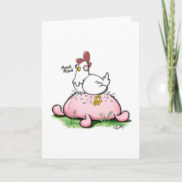 HAR EGGNOG? (projektionsyta) av Jeff Willis Art Helgkort