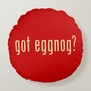 har eggnog? rund kudde