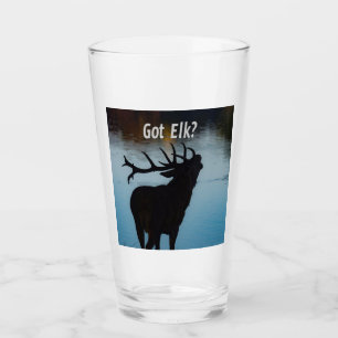 Har Elk? Funny Hunter Humor Glaskopp