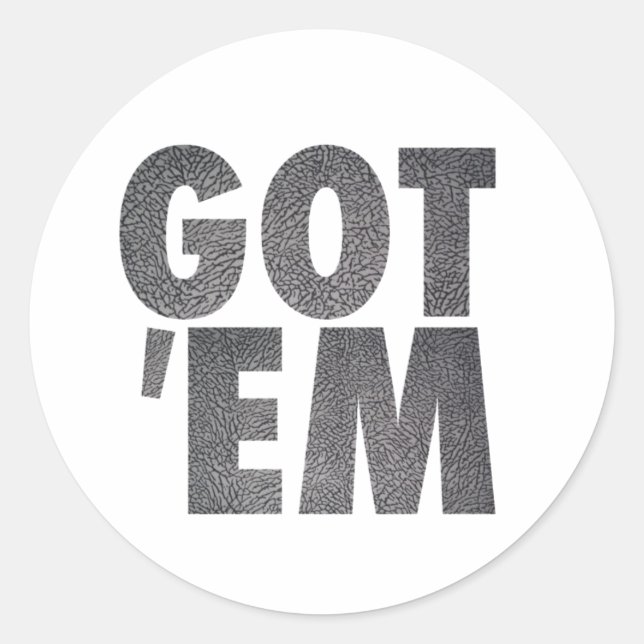 HAR EM ELEPHANT CEMENT RUNT KLISTERMÄRKE (Framsida)