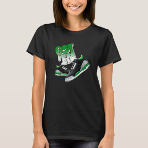 Har Em tillverkad för att matcha 3 Gräs Grönt Tee, T Shirt