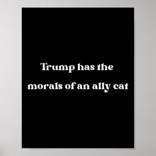 Har en Ally Cat Funny Joe morals Poster