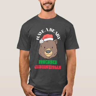 Har en Beary God jul - Cute Julafton T-Shirt