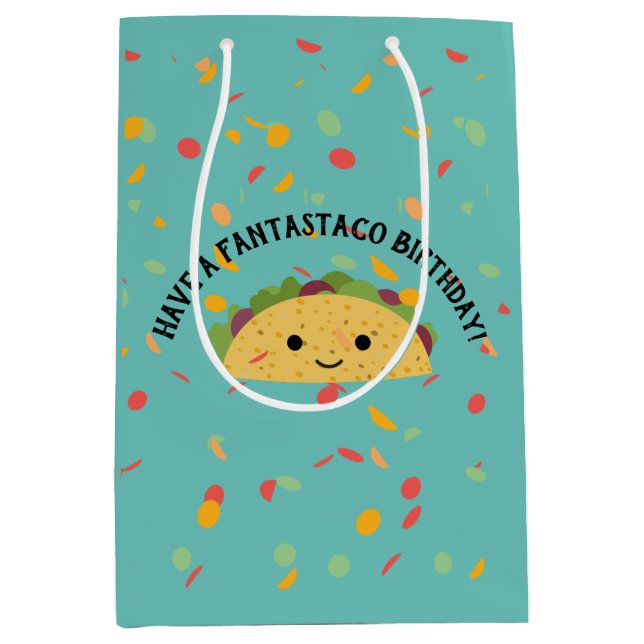 Har en Fantastaco-födelsedag Cute Kawaii Taco? (Framsidan)
