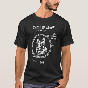 Har en liten cirkel av pålitlig djurherde i Tyskla T Shirt