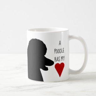 "Har en pudel muggen för min hjärta" Kaffemugg