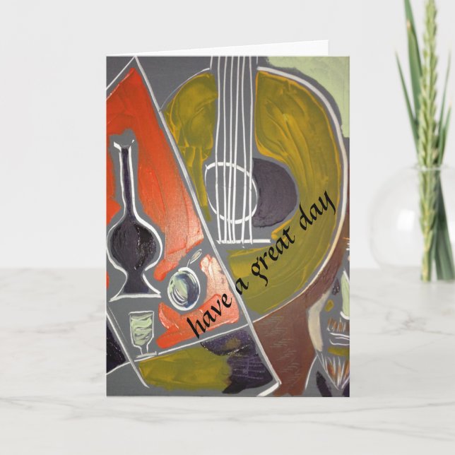 har en underbar dag, gratulationskort, medföljande kort (Framsida)