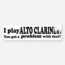 Har ett problem med Alto Clarinet