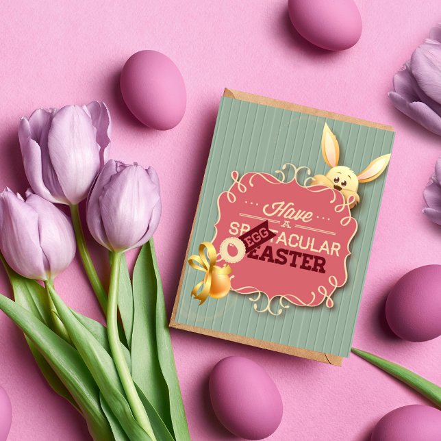 Har ett SpEGGtacular Påsk-gratulationskort Julkort (Skapare uppladdad)
