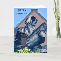 Har ett veckat födelsedagskort för torskvikt