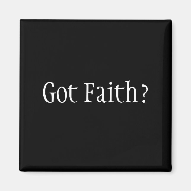 Har Faith? Magnet (Framsidan)