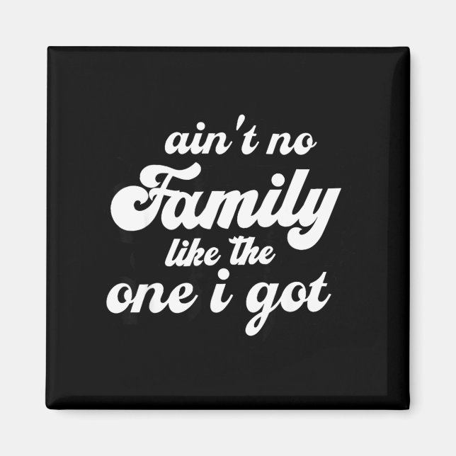 Har Familj Som Den Man Har Matchande Familj Magnet (Framsidan)