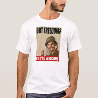 Har Feedom? Du är T-tröja för välkomnandet T-shirt