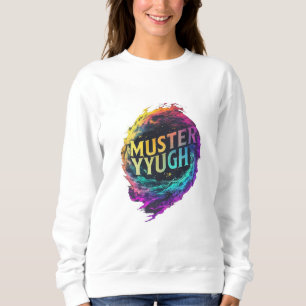 Här finns en t-shirt-design med texten "Muster Ung T Shirt