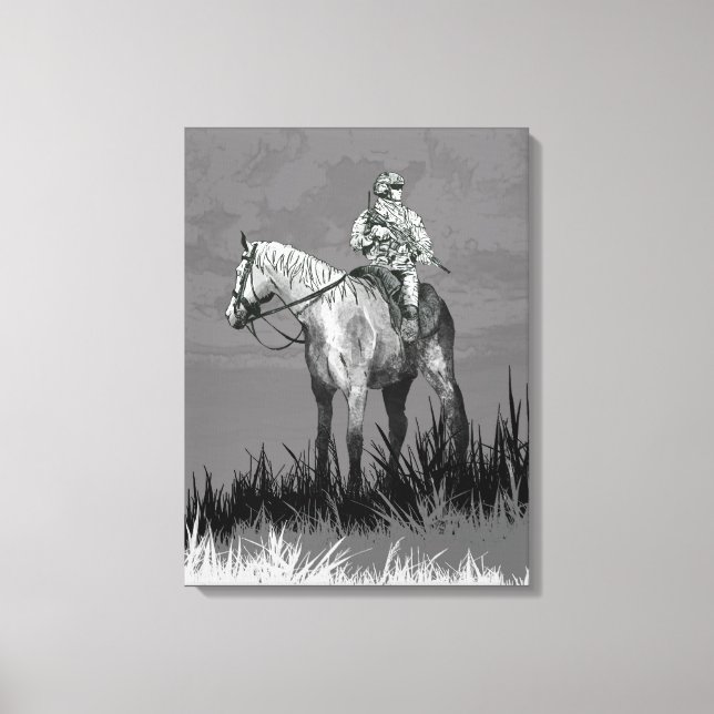 "Här finns Knight"-bilder som skrivs ut av Jaime M Canvastryck (Framsida)