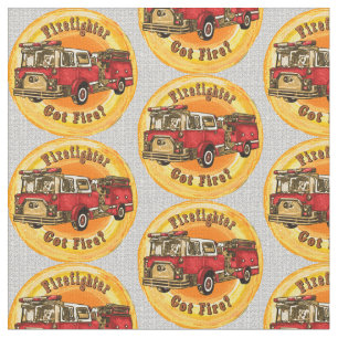 Har Fire Firefighter Fabric Tyg