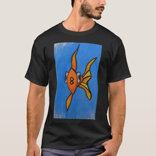 Här Fisken T Shirt (Framsida)