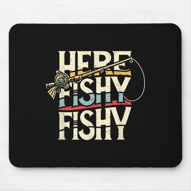 Här Fiskerisk fiskfiske Musmatta (Framsidan)