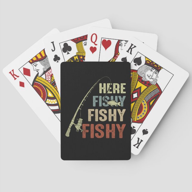 Här fiskeriuppsamlingskort casinokort (Baksidan)