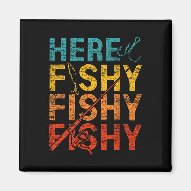 Här Fiskig Fiskig Fiskig  Magnet (Framsidan)