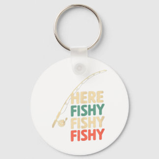 Här-fiskig Rollig Fiskedesign B Fisk _1 Nyckelring