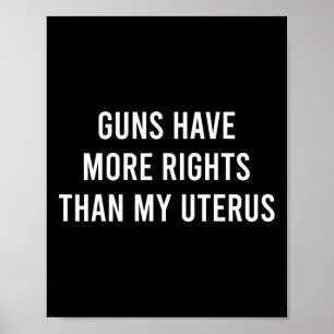 Har fler Höger än Min Uterus ProSelect Feminis Poster