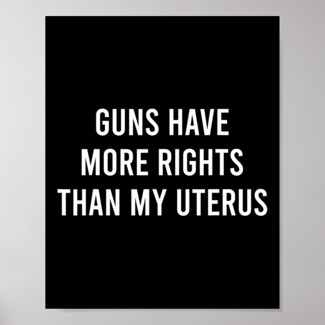 Har fler Höger än Min Uterus ProSelect Feminis Poster (Framsidan)