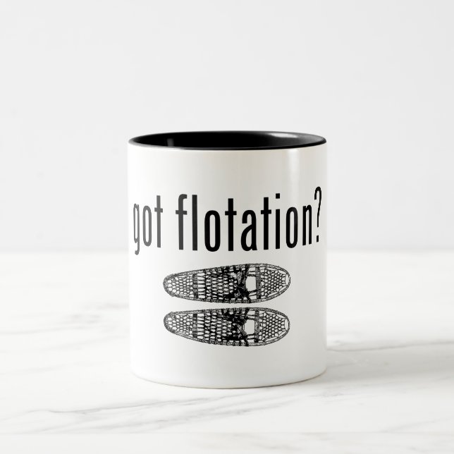 Har Flotation Snowskor Två-Tonad Mugg (Center)