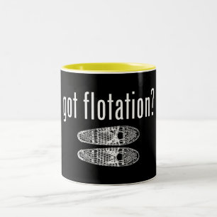 Har Flotation Snowskor Två-Tonad Mugg