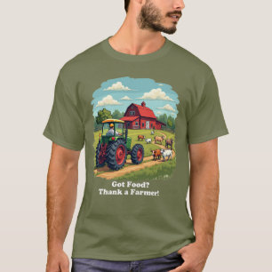 Har Food? Tack för Farmer Tractor T-Shirt