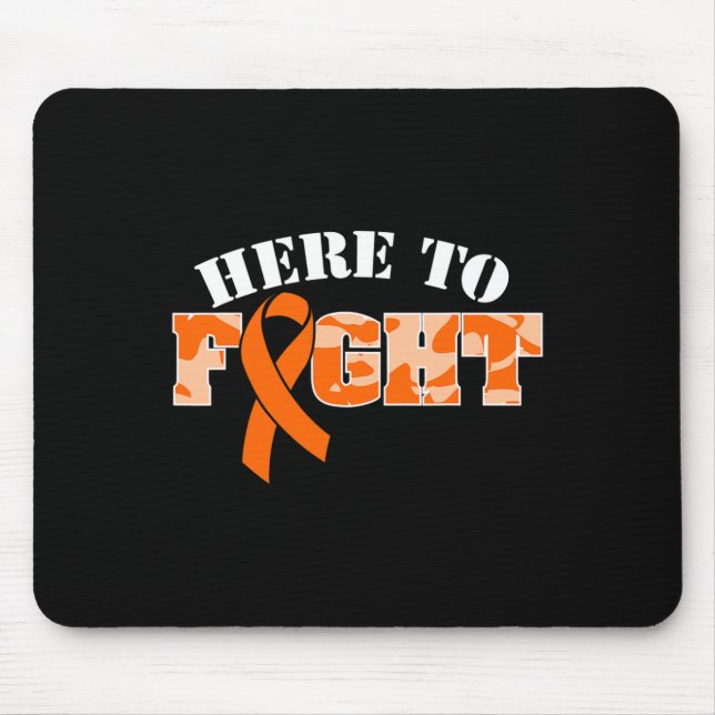 Här för att bekämpa leukemi Cancer Warrior Awarene Musmatta (Framsidan)
