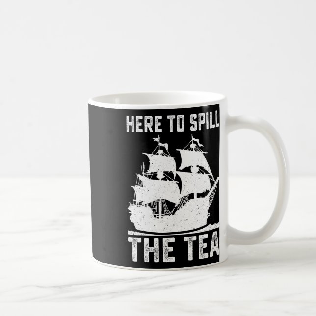 Här för att spill tean den 4 juli: kaffemugg (Höger)