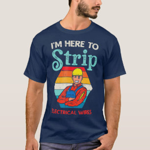 Här för att ta bort en fungerande elektrisk strömk t shirt