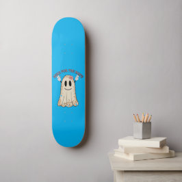 HÄR FÖR BOO:S konstiga spöke. Mini Skateboard Bräda 18,5 Cm