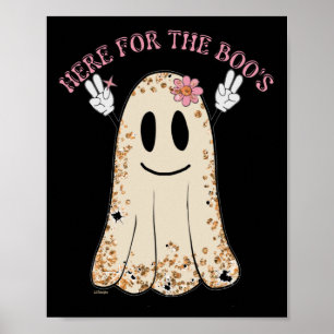 HÄR FÖR BOO:S konstiga spöke. Poster