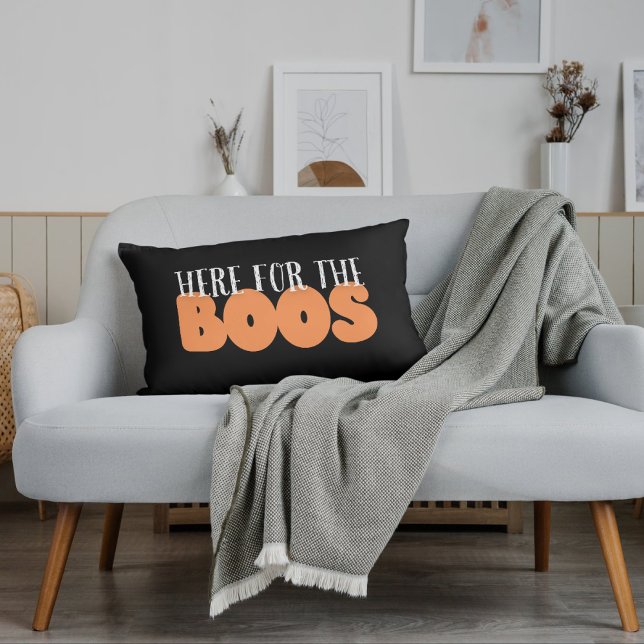 Här för BOOS Funny Halloween Lumbar Pillow Lumbarkudde (Skapare uppladdad)