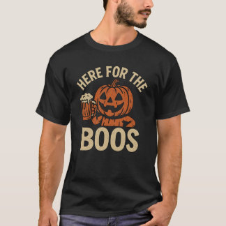 Här för Boos Halloween T-Shirt Funny Pumpkin