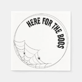 Här för boos lyxnapkin - halloween pappersservett