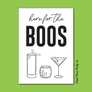 Här för Boos Pub Cart-signalen Poster