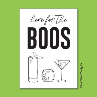Här för Boos Pub Cart-signalen Poster