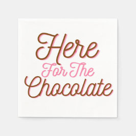 Här för chokladen pappersservett